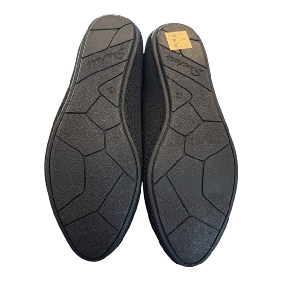 New Skechers Cleos Black Scalloped Edge Flats 8.5 - Picture 8 of 8